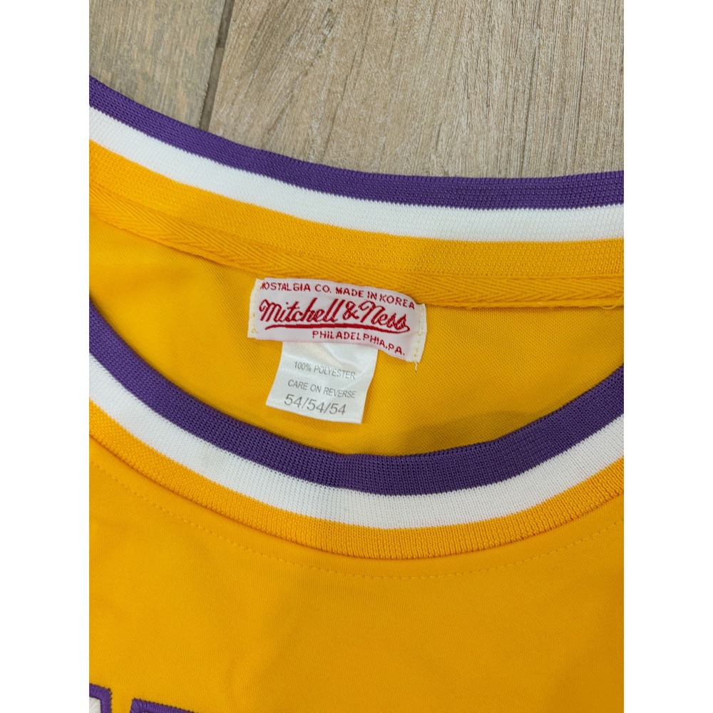 Mitchell Ness NBA Kobe Bryant 8 All Star Jersey Yellow Purple Men 54/54/54